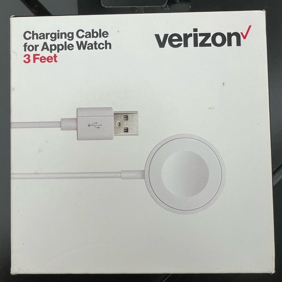 verizon Other - New in box Verizon 3’ White Charging Cable for Apple Watch.